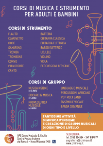 Centro Musica Insieme corsi 23/24